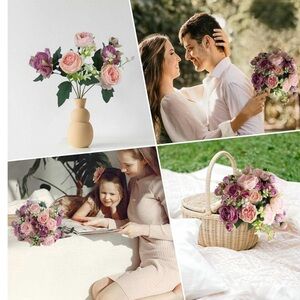 8 new Pink Purple green Flower Bouquets boho farmhouse rustic floral arrangement